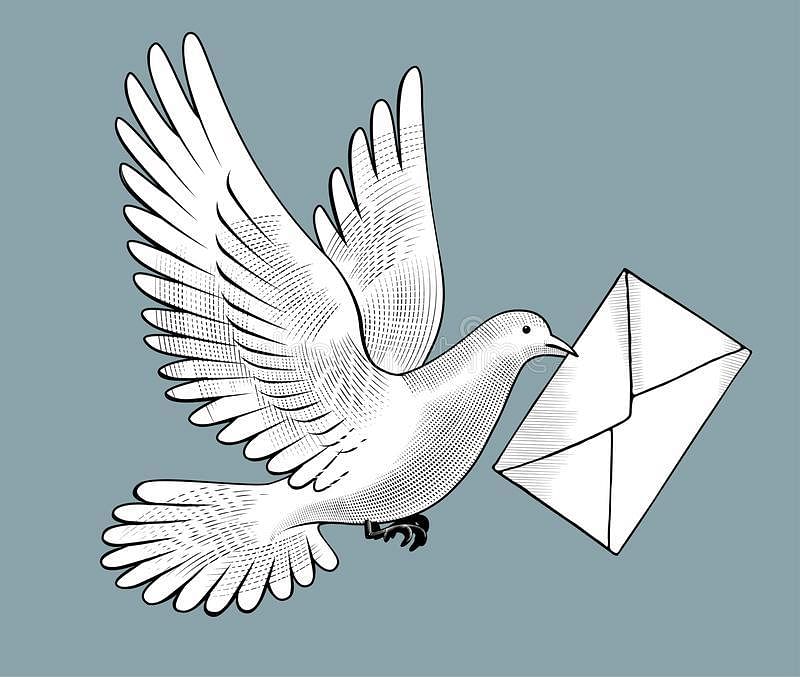 Pigeon Letter Stock Illustrations – 1,767 Pigeon Letter Stock  Illustrations, Vectors &amp; Clipart - Dreamstime