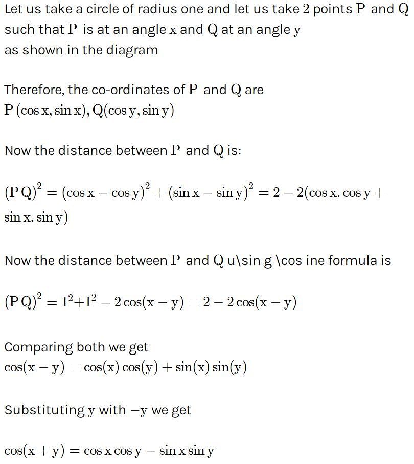 how-we-can-prove-that-cos-x-y-cos-x-cos-y-sin-x-sin-y-edurev