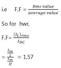 Half-Wave Rectifier - circuit diagram - Ripple factor - Form  Factor-Transformer utilisation factor - ELECTRICAL SIMPLE