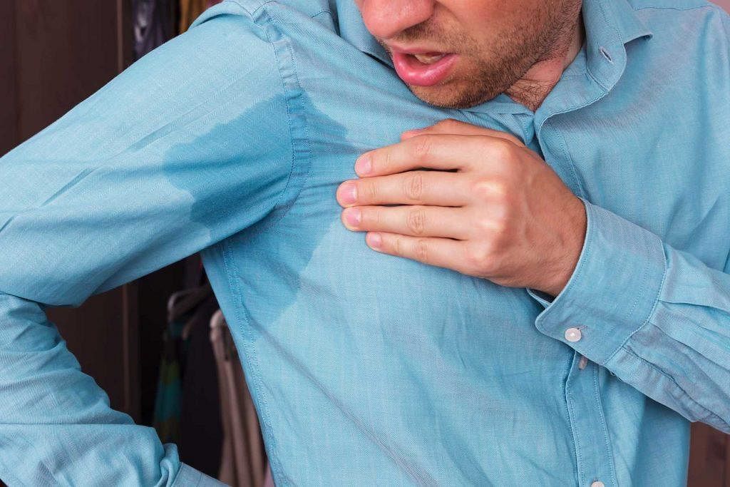 Excessive sweating – getting to avoid clothes soaked in body odour