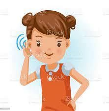 Little Girl Listening Stock Illustration - Download Image Now - Listening,  Child, Ear - iStock